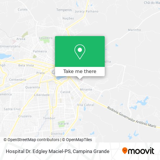 Hospital Dr. Edgley Maciel-PS map