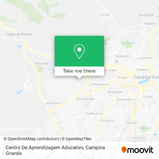 Mapa Centro De Aprendizagem Aducativo