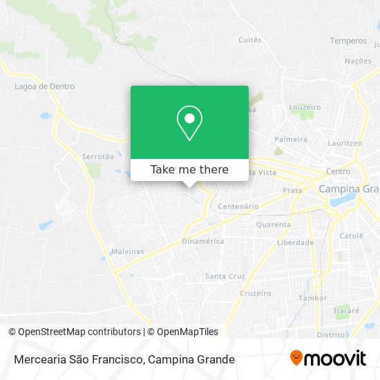 Mapa Mercearia São Francisco