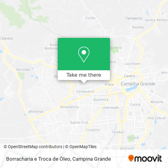 Borracharia e Troca de Óleo map