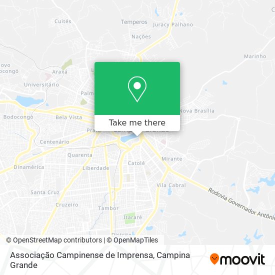 Associação Campinense de Imprensa map