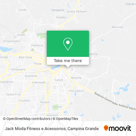 Jack Moda Fitness e Acessorios map