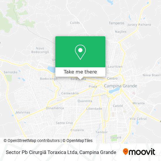 Sector Pb Cirurgiã Toraxica Ltda map