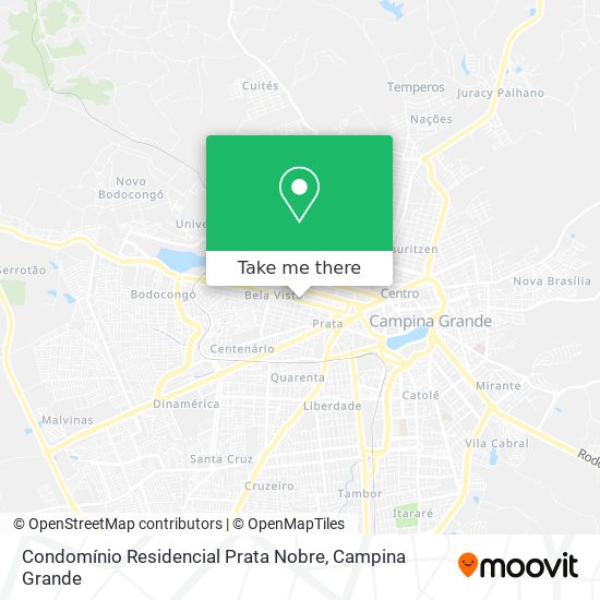 Condomínio Residencial Prata Nobre map