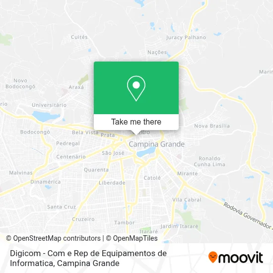 Digicom - Com e Rep de Equipamentos de Informatica map
