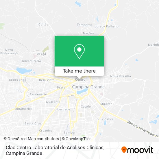 Clac Centro Laboratorial de Analises Clinicas map
