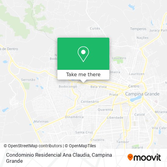 Condominio Residencial Ana Claudia map