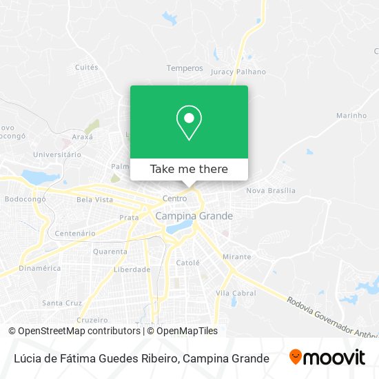 Lúcia de Fátima Guedes Ribeiro map
