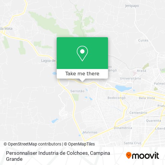 Personnaliser Industria de Colchoes map