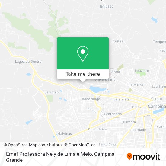 Emef Professora Nely de Lima e Melo map