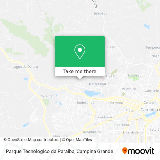 Parque Tecnológico da Paraiba map