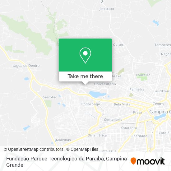 Fundação Parque Tecnológico da Paraíba map