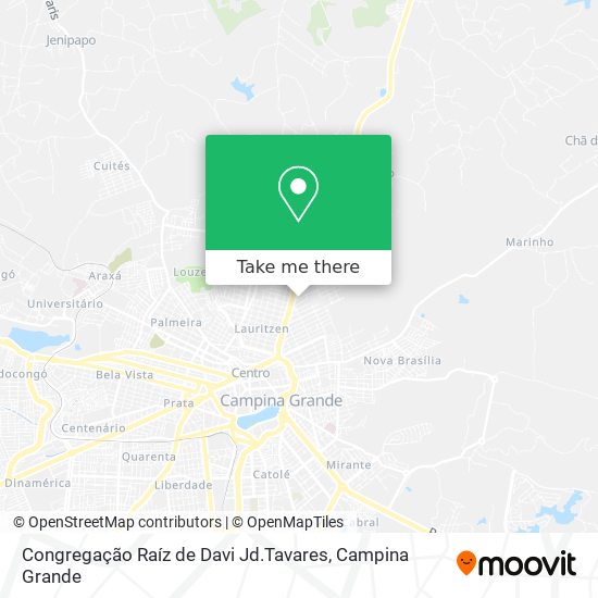 Mapa Congregação Raíz de Davi Jd.Tavares