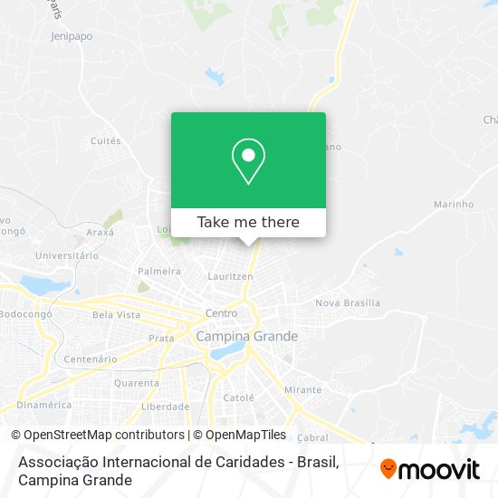 Associação Internacional de Caridades - Brasil map