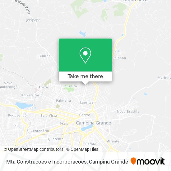 Mta Construcoes e Incorporacoes map