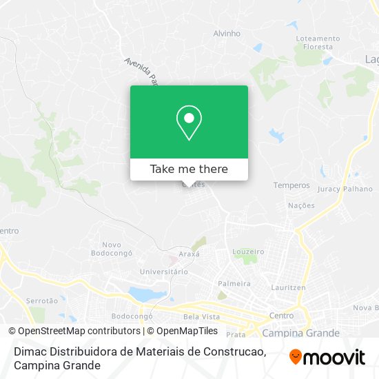 Dimac Distribuidora de Materiais de Construcao map