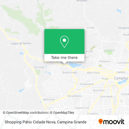 Mapa Shopping Pátio Cidade Nova