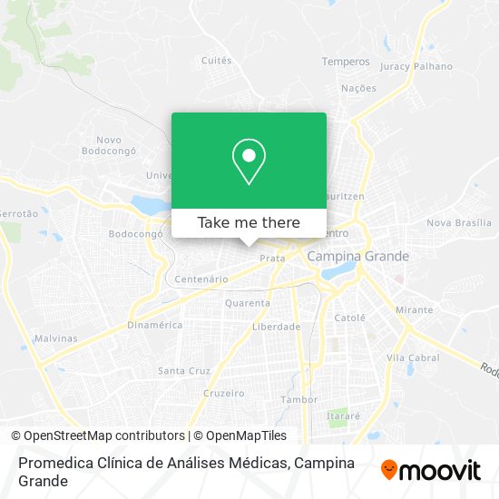 Promedica Clínica de Análises Médicas map