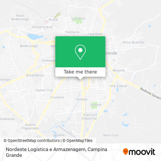 Mapa Nordeste Logistica e Armazenagem