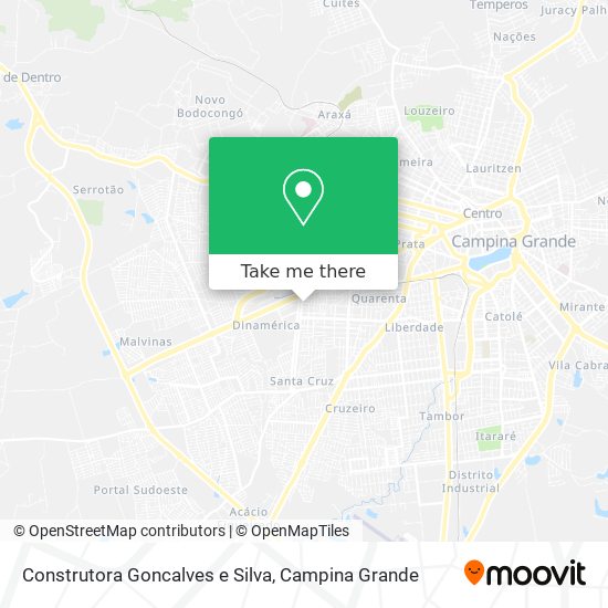 Construtora Goncalves e Silva map