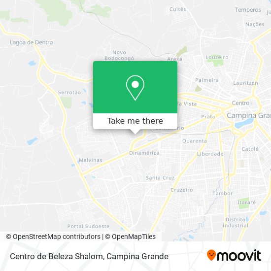 Centro de Beleza Shalom map