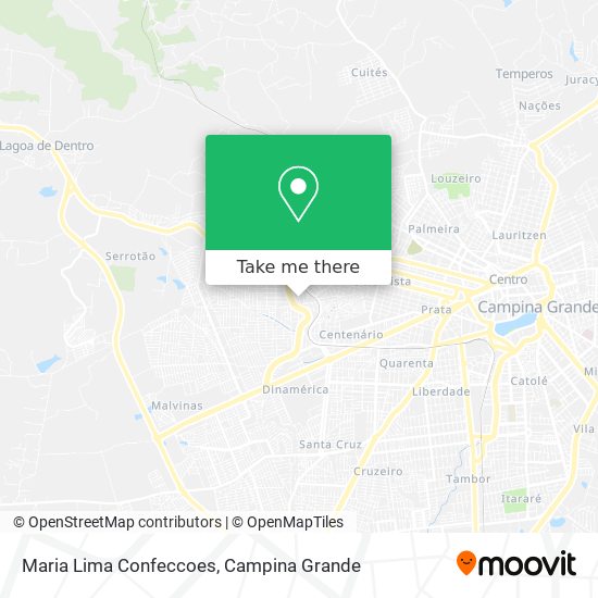 Mapa Maria Lima Confeccoes