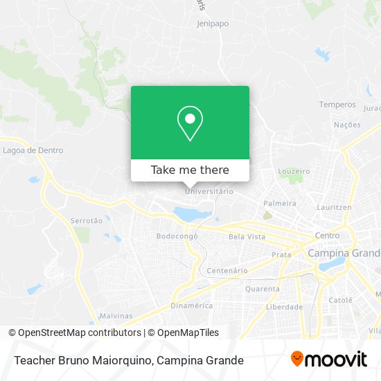 Teacher Bruno Maiorquino map