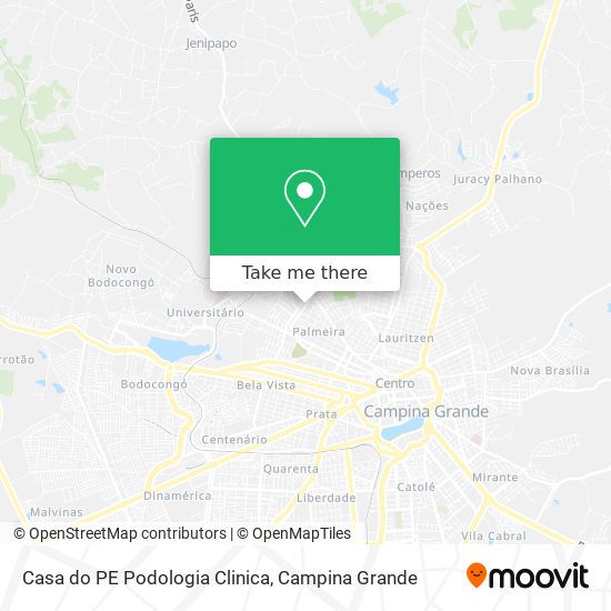 Casa do PE Podologia Clinica map