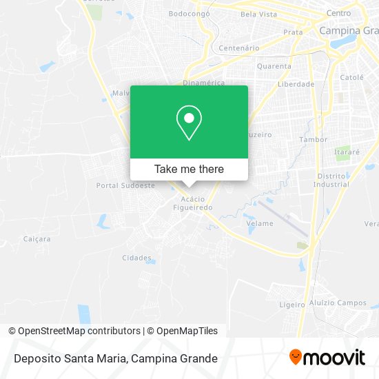 Deposito Santa Maria map