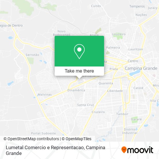 Lumetal Comercio e Representacao map