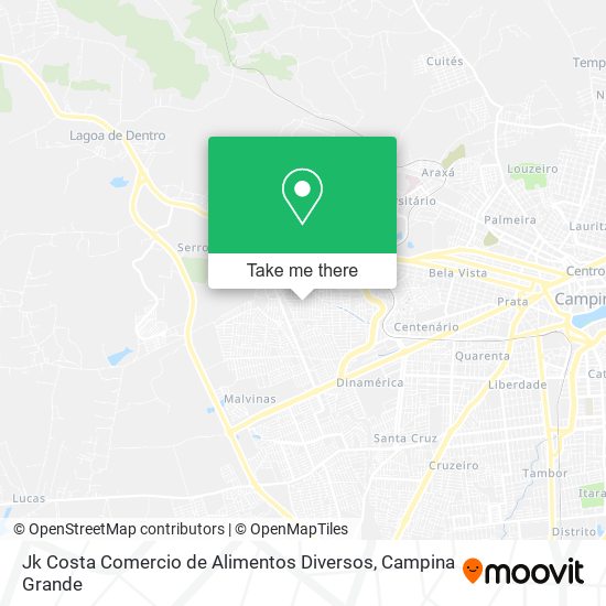 Jk Costa Comercio de Alimentos Diversos map