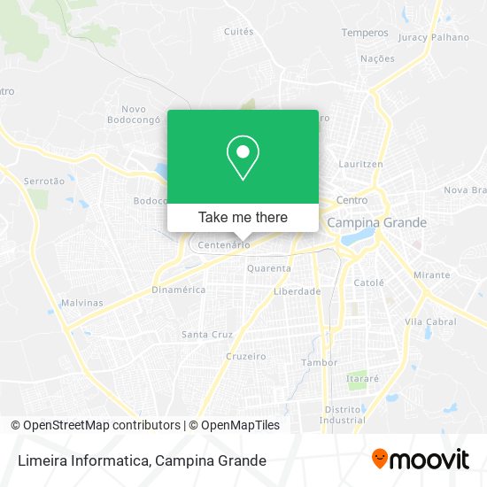 Limeira Informatica map
