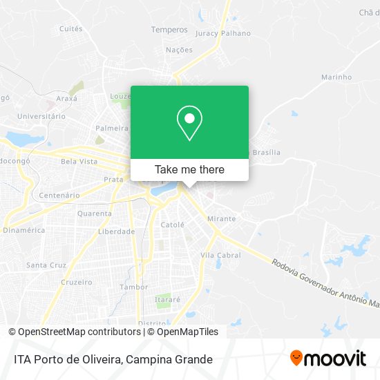 ITA Porto de Oliveira map
