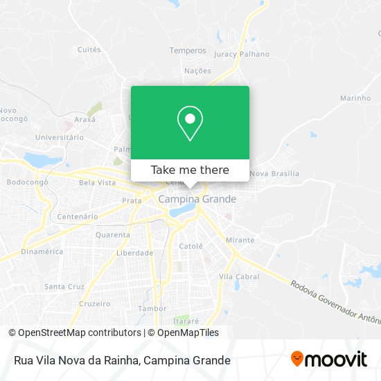 Rua Vila Nova da Rainha map