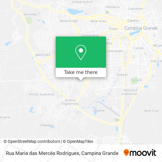 Rua Maria das Mercês Rodrigues map