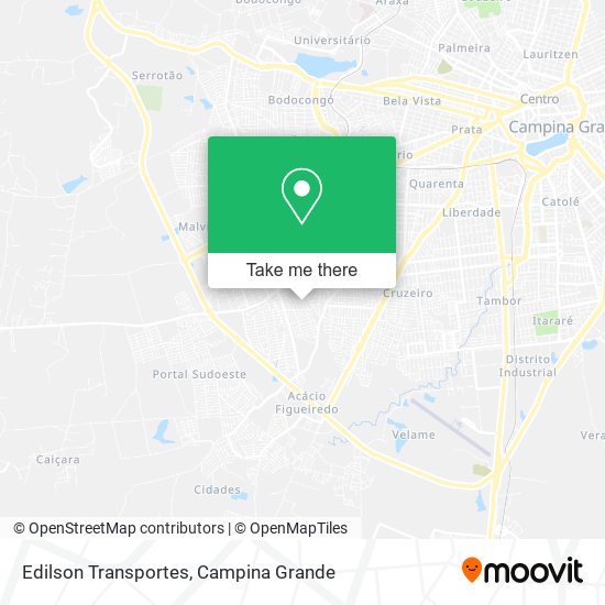 Edilson Transportes map