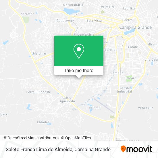 Mapa Salete Franca Lima de Almeida