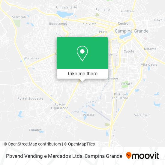 Pbvend Vending e Mercados Ltda map