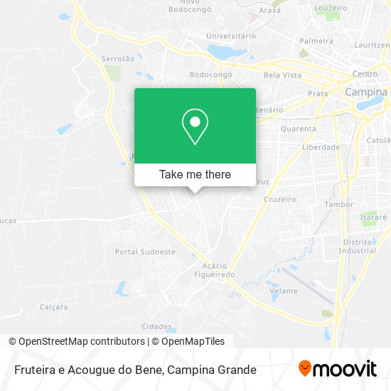 Fruteira e Acougue do Bene map