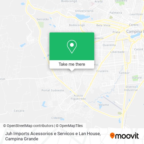 Juh Imports Acessorios e Servicos e Lan House map