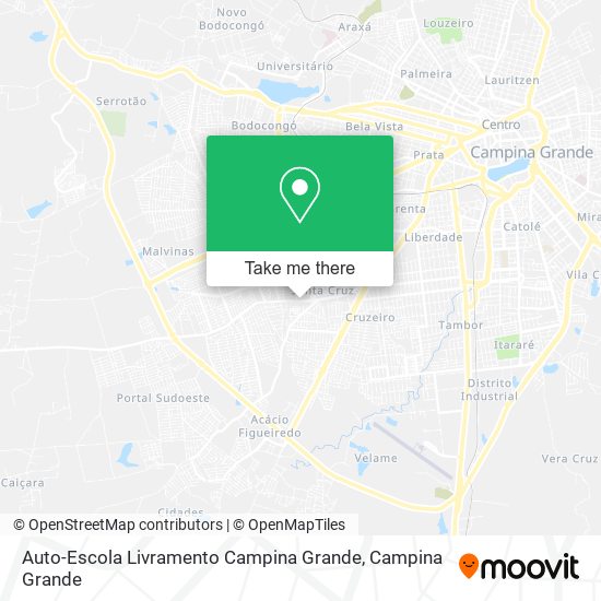 Auto-Escola Livramento Campina Grande map