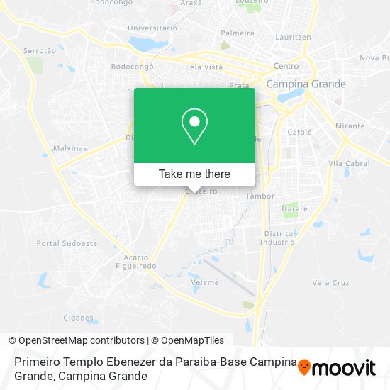 Primeiro Templo Ebenezer da Paraiba-Base Campina Grande map