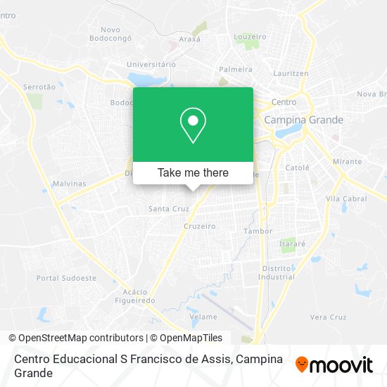 Centro Educacional S Francisco de Assis map