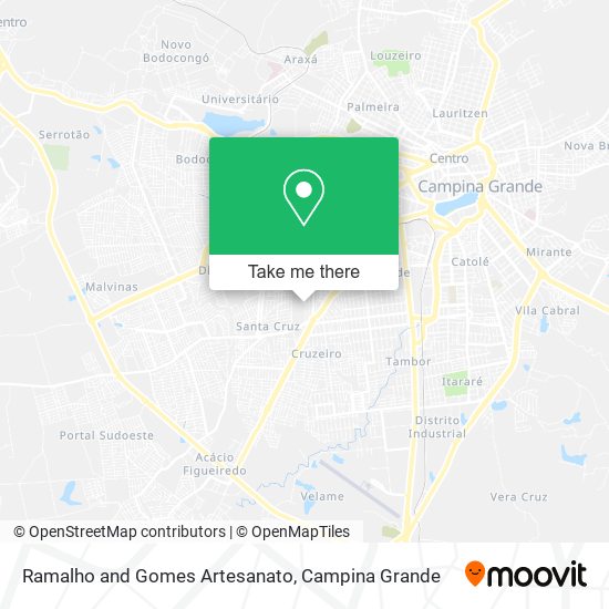 Ramalho and Gomes Artesanato map