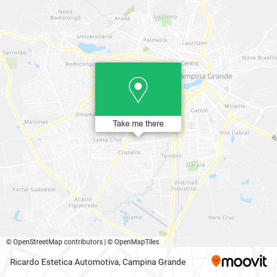 Mapa Ricardo Estetica Automotiva