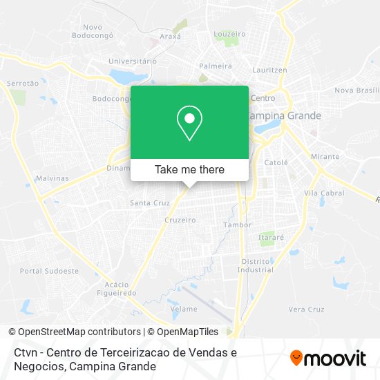 Ctvn - Centro de Terceirizacao de Vendas e Negocios map