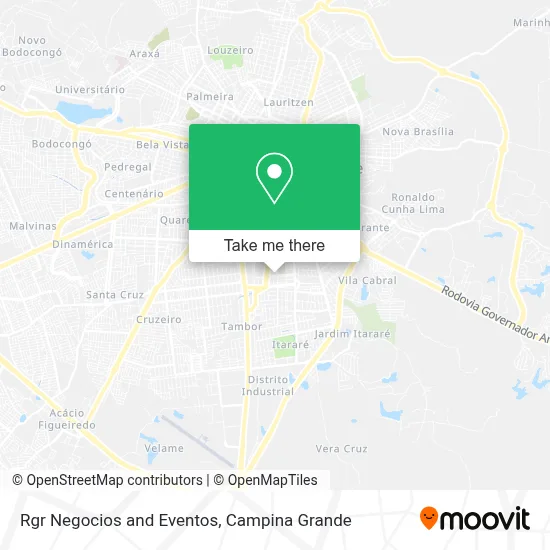 Rgr Negocios and Eventos map