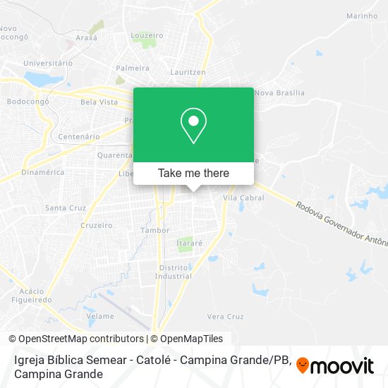 Igreja Bíblica Semear - Catolé - Campina Grande / PB map