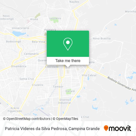 Patricia Videres da Silva Pedrosa map