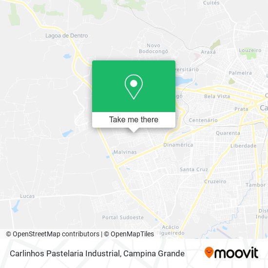 Carlinhos Pastelaria Industrial map